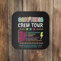 Cafeteria Crew Lunch Lady Dream Team Back To School Coaster thumb 0