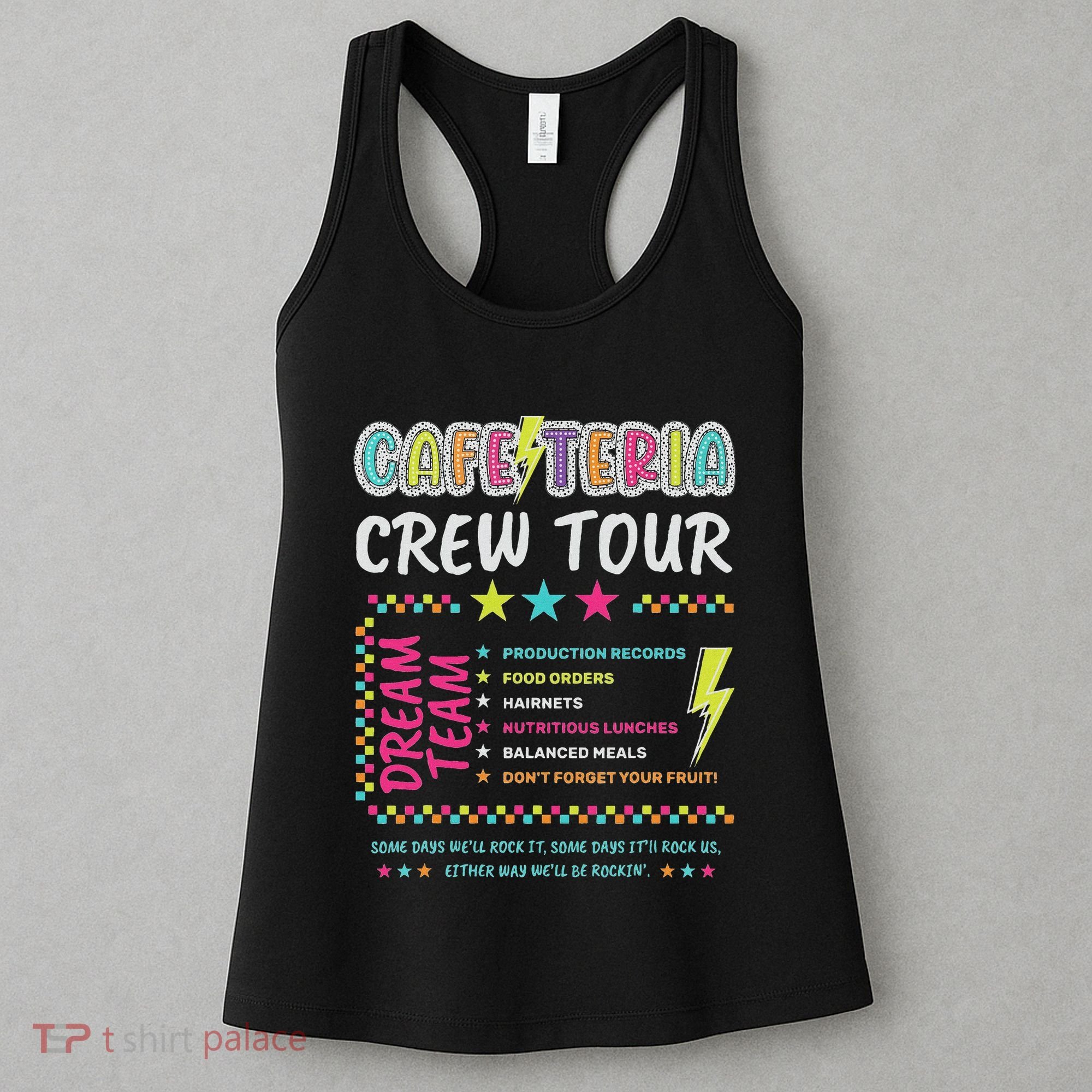 Cafeteria Crew Lunch Lady Dream Team Back To School Women's Tank Top