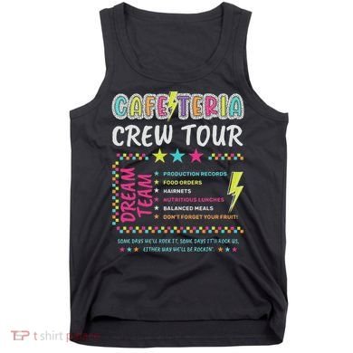 Cafeteria Crew Lunch Lady Dream Team Back To School Tank Top