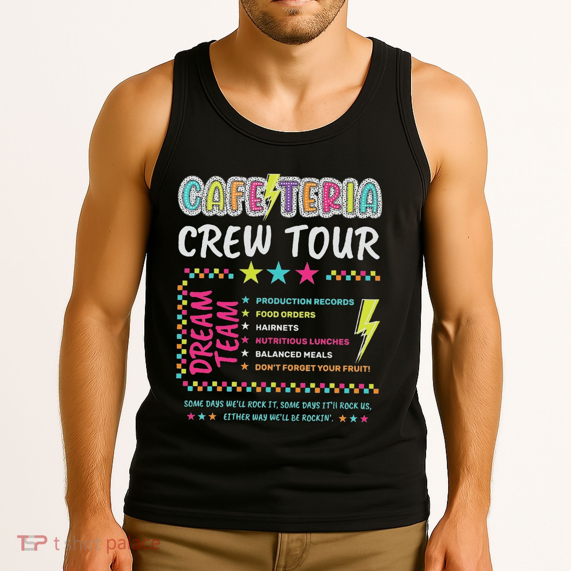 Cafeteria Crew Lunch Lady Dream Team Back To School Tank Top