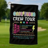 Cafeteria Crew Lunch Lady Dream Team Back To School Golf Towel thumb 1