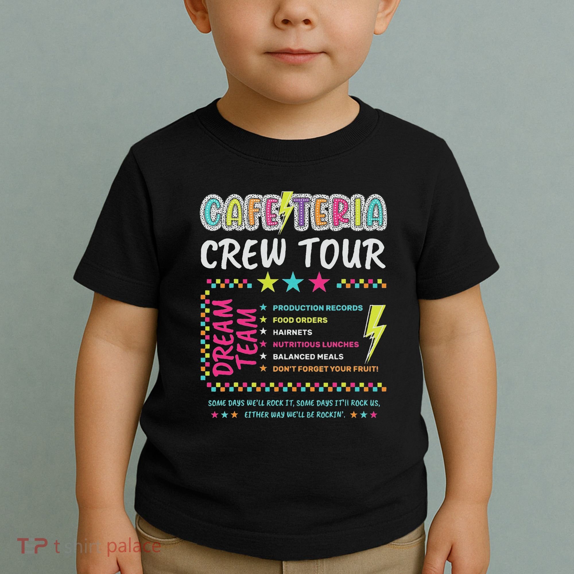 Cafeteria Crew Lunch Lady Dream Team Back To School Toddler T-Shirt
