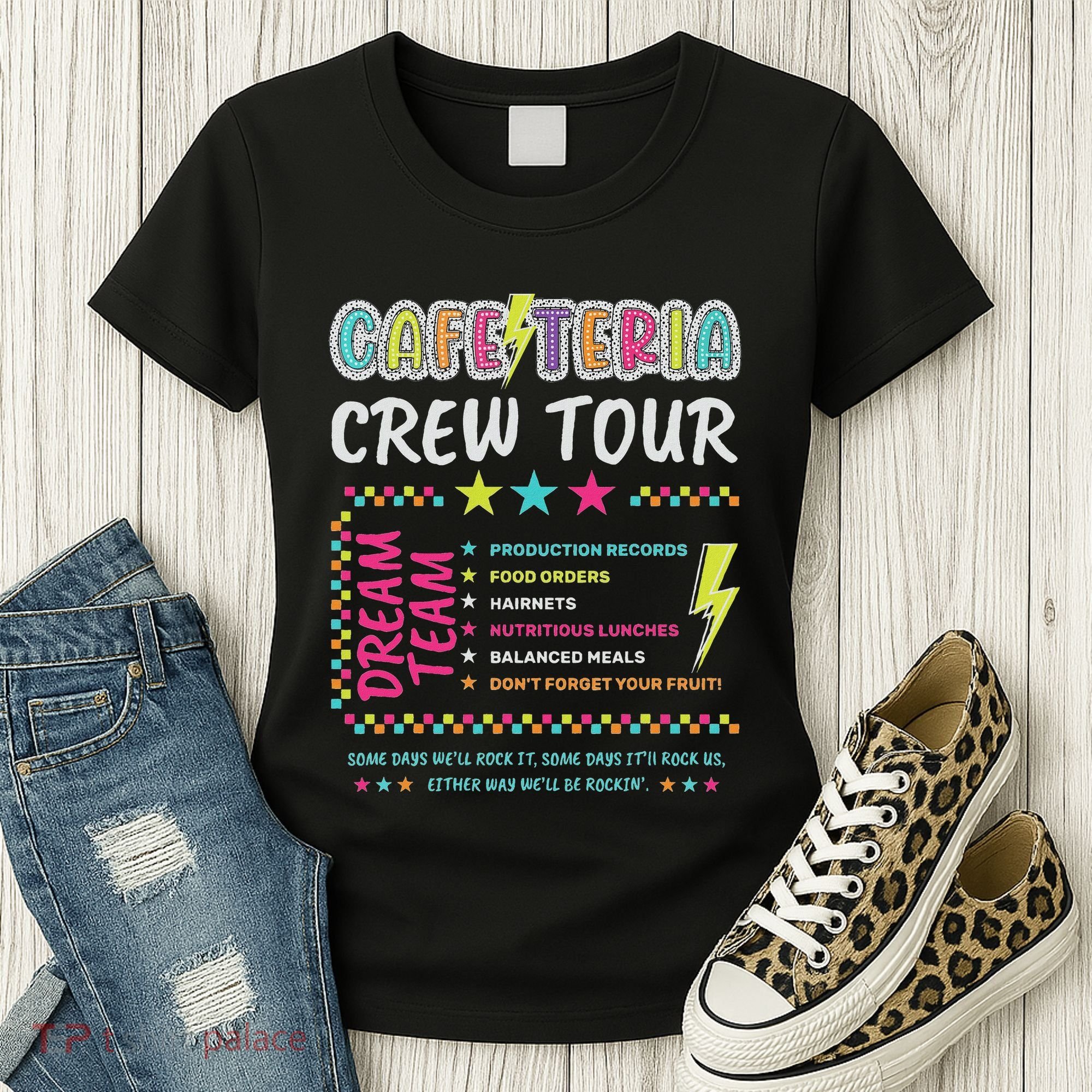 Cafeteria Crew Lunch Lady Dream Team Back To School Women's T-Shirt