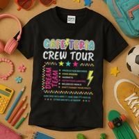 Cafeteria Crew Lunch Lady Dream Team Back To School Kids T-Shirt thumb 3