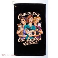 Childless Cat Ladies Golf Towel thumb 0