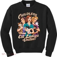 Childless Cat Ladies Kids Sweatshirt thumb 0