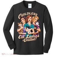 Childless Cat Ladies Kids Long Sleeve Shirt thumb 0