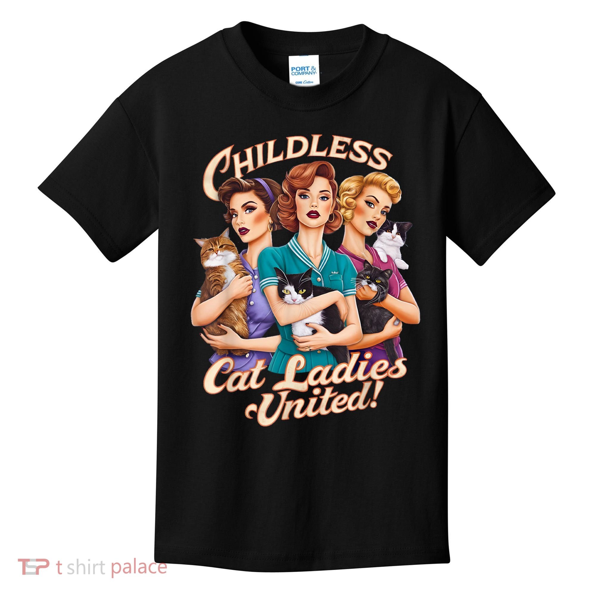 Childless Cat Ladies Kids T-Shirt