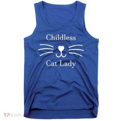 Childless Cat Lady Whiskers Pro Kamala Harris Tank Top