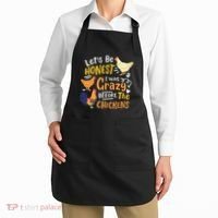 Crazy Chicken Lady Let's Be Honest I was Crazy Before Apron thumb 2