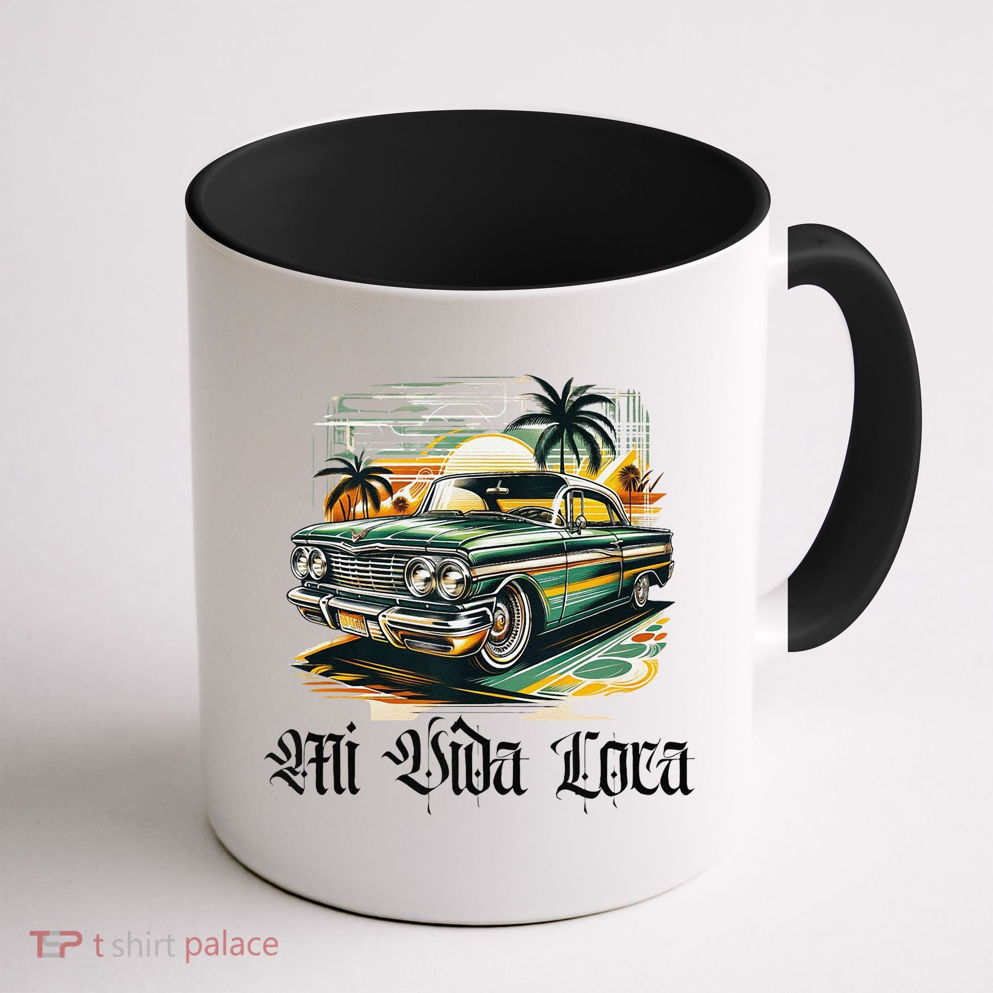Chicano Culture Lowriders Classic Mi Vida Loca Lowrider Coffee Mug