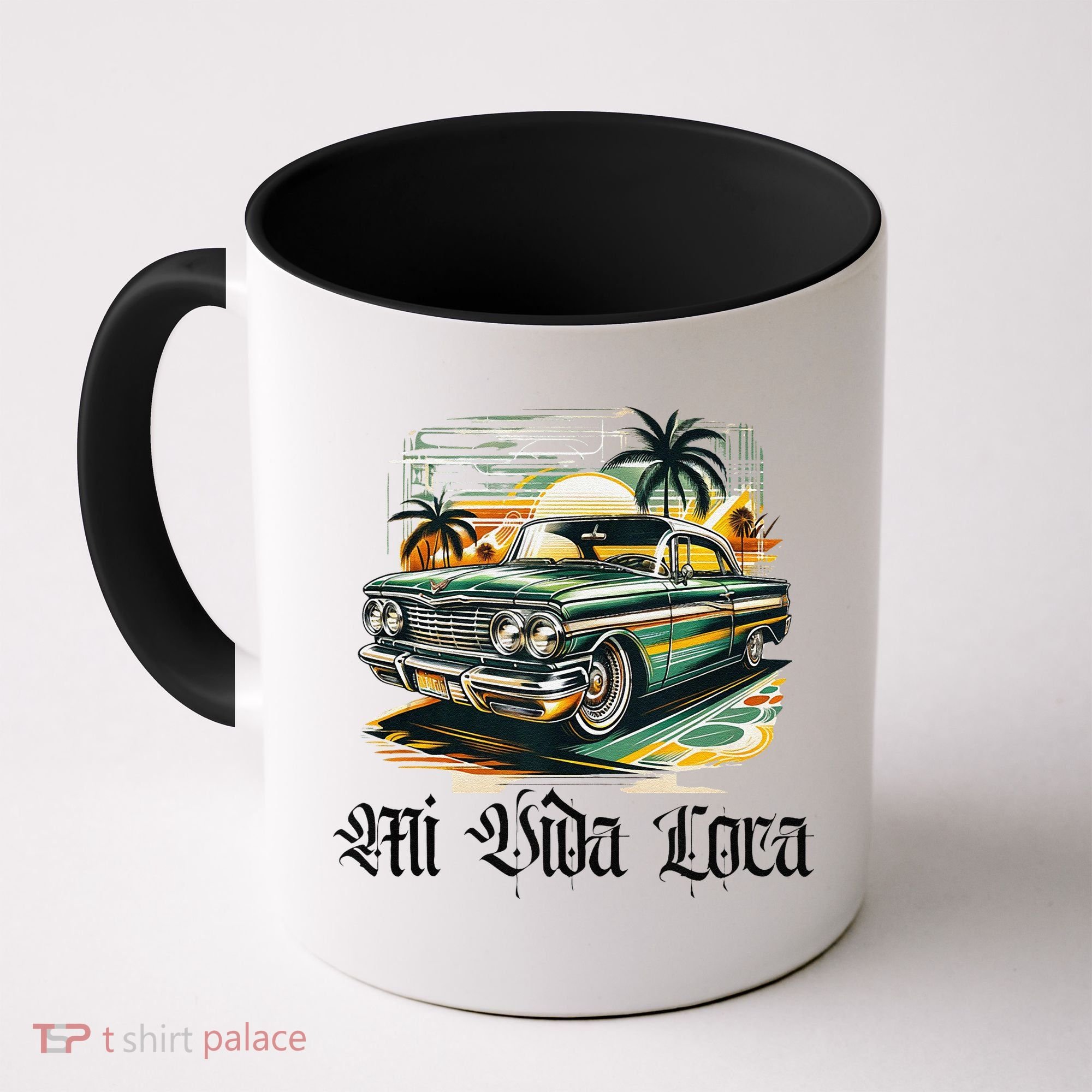 Chicano Culture Lowriders Classic Mi Vida Loca Lowrider Coffee Mug