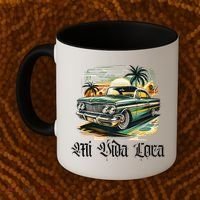 Chicano Culture Lowriders Classic Mi Vida Loca Lowrider Coffee Mug thumb 2