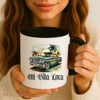 Chicano Culture Lowriders Classic Mi Vida Loca Lowrider Coffee Mug thumb 3