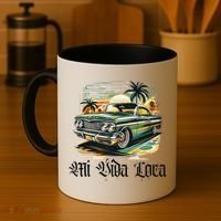 Chicano Culture Lowriders Classic Mi Vida Loca Lowrider Coffee Mug thumb 4