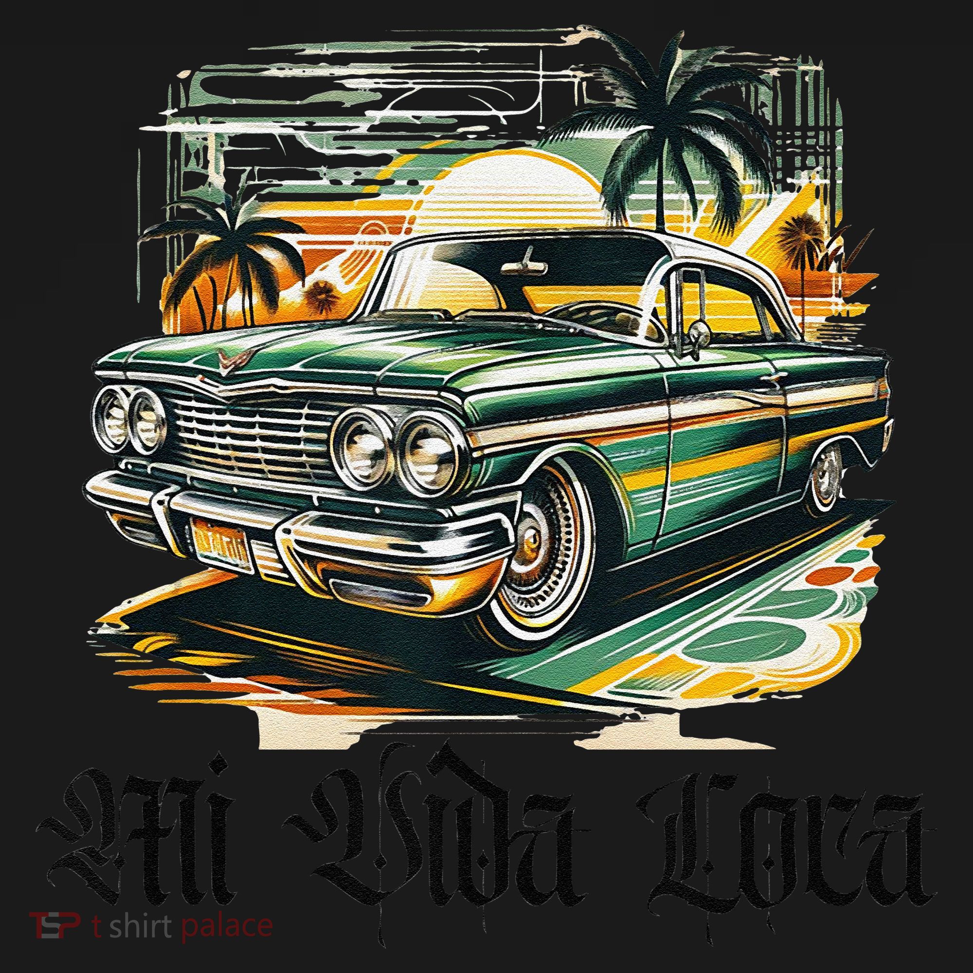 Chicano Culture Lowriders Classic Mi Vida Loca Lowrider Women's Tank Top