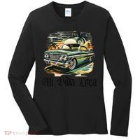 Chicano Culture Lowriders Classic Mi Vida Loca Lowrider Women's Long Sleeve Shirt thumb 0