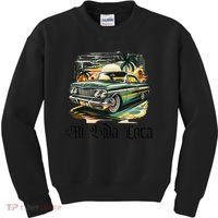 Chicano Culture Lowriders Classic Mi Vida Loca Lowrider Kids Sweatshirt thumb 0