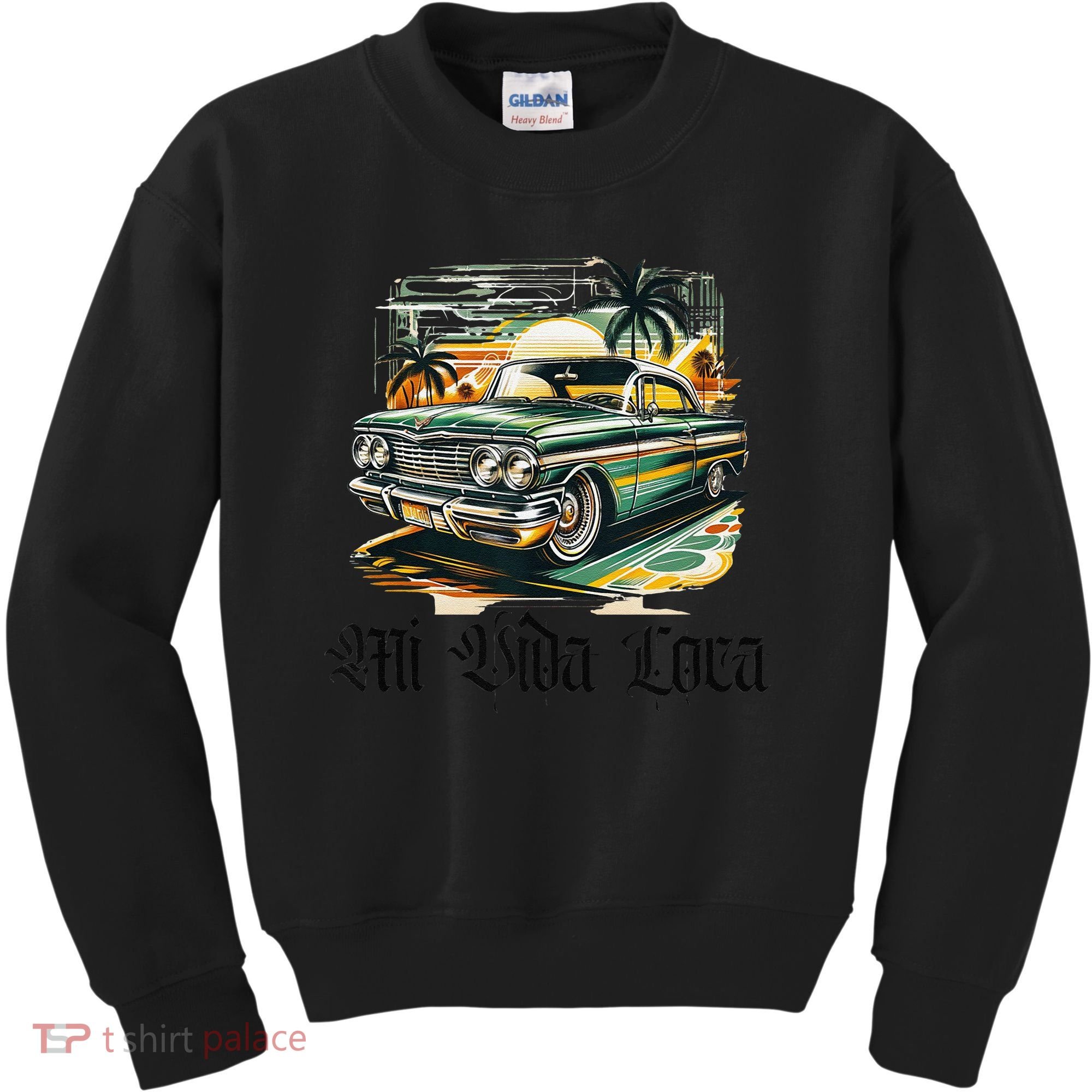 Chicano Culture Lowriders Classic Mi Vida Loca Lowrider Kids Sweatshirt