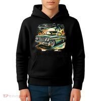 Chicano Culture Lowriders Classic Mi Vida Loca Lowrider Kids Hoodie thumb 4