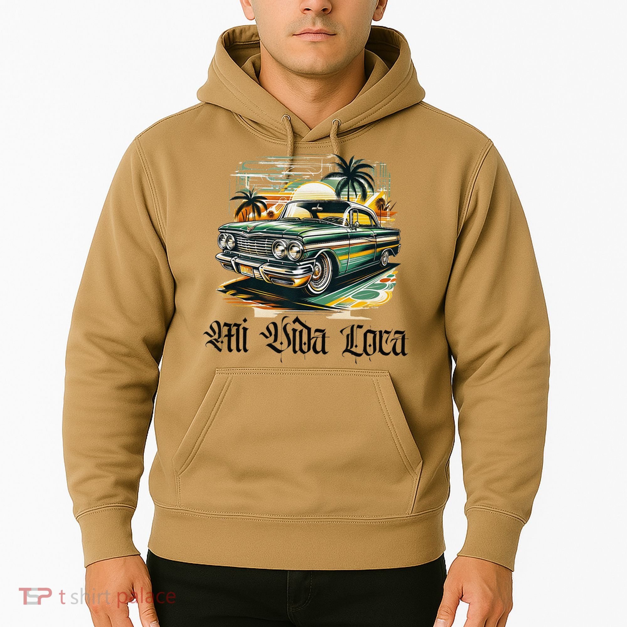 Chicano Culture Lowriders Classic Mi Vida Loca Lowrider Hoodie