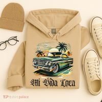 Chicano Culture Lowriders Classic Mi Vida Loca Lowrider Hoodie thumb 4