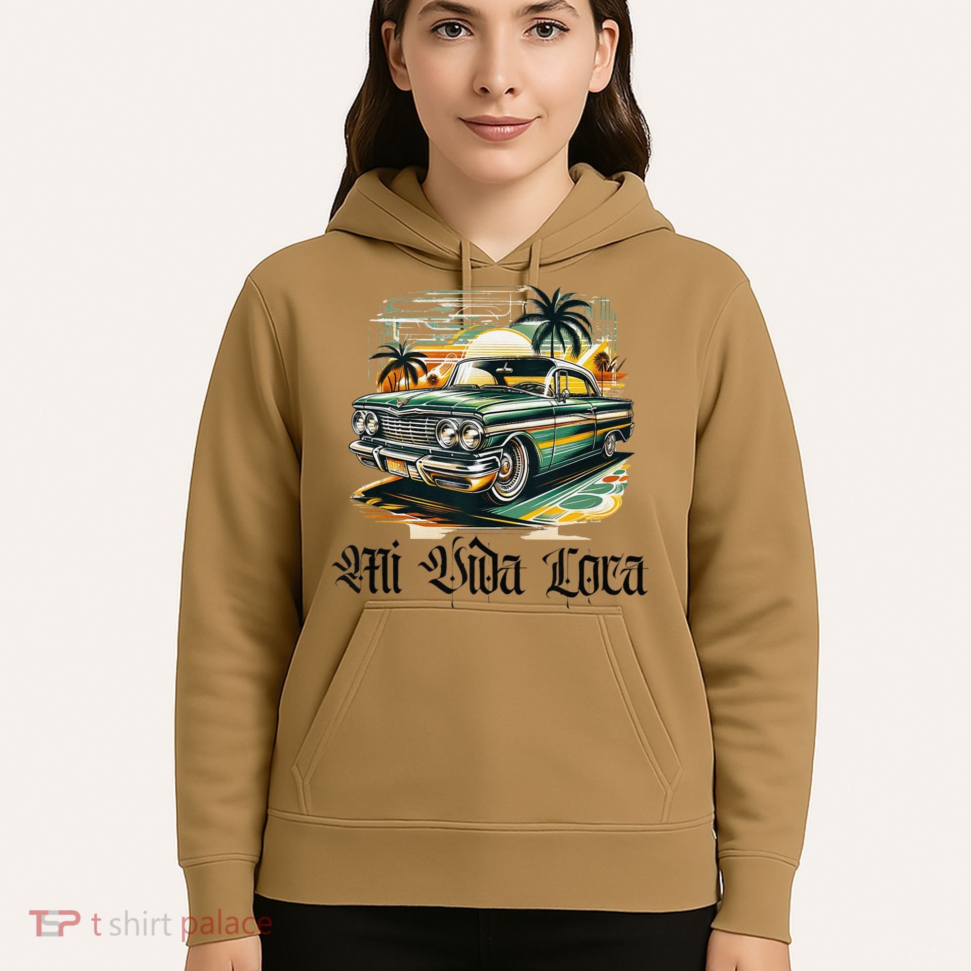 Chicano Culture Lowriders Classic Mi Vida Loca Lowrider Hoodie