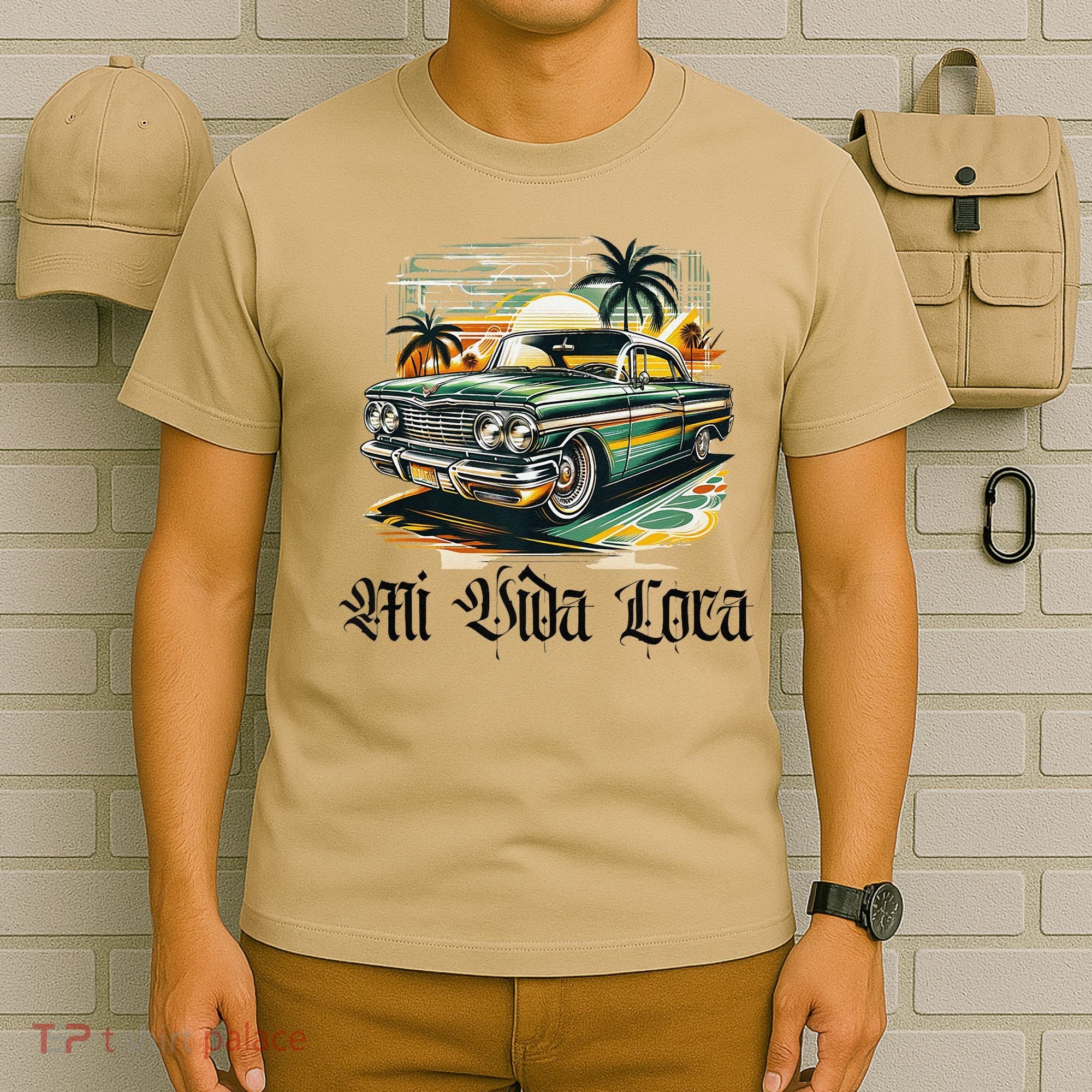 Chicano Culture Lowriders Classic Mi Vida Loca Lowrider T-Shirt