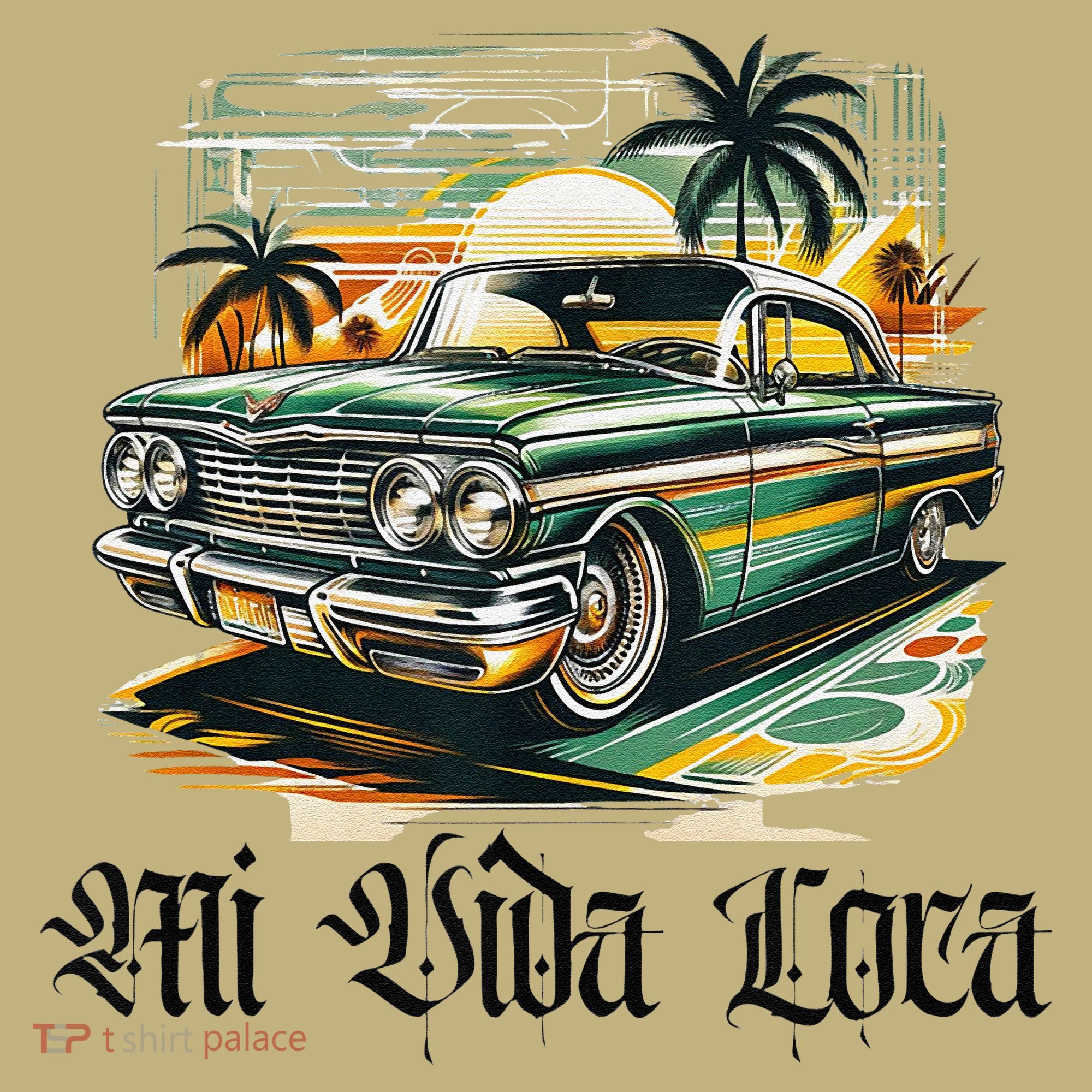 Chicano Culture Lowriders Classic Mi Vida Loca Lowrider Button