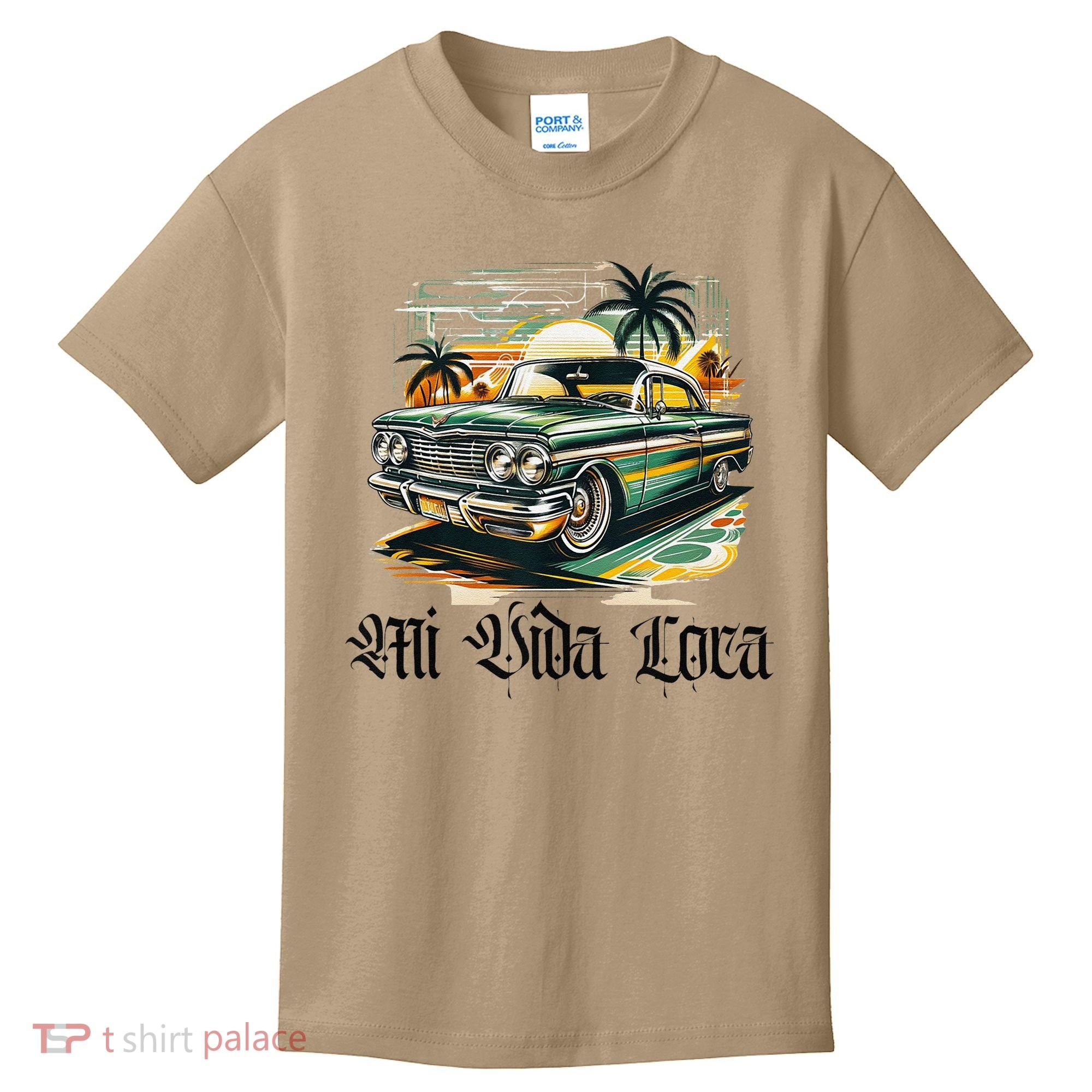 Chicano Culture Lowriders Classic Mi Vida Loca Lowrider Kids T-Shirt