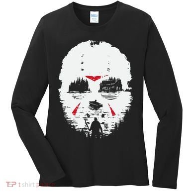 Camp Crystal Lake Friday Night Terror Women's Long Sleeve Shirt