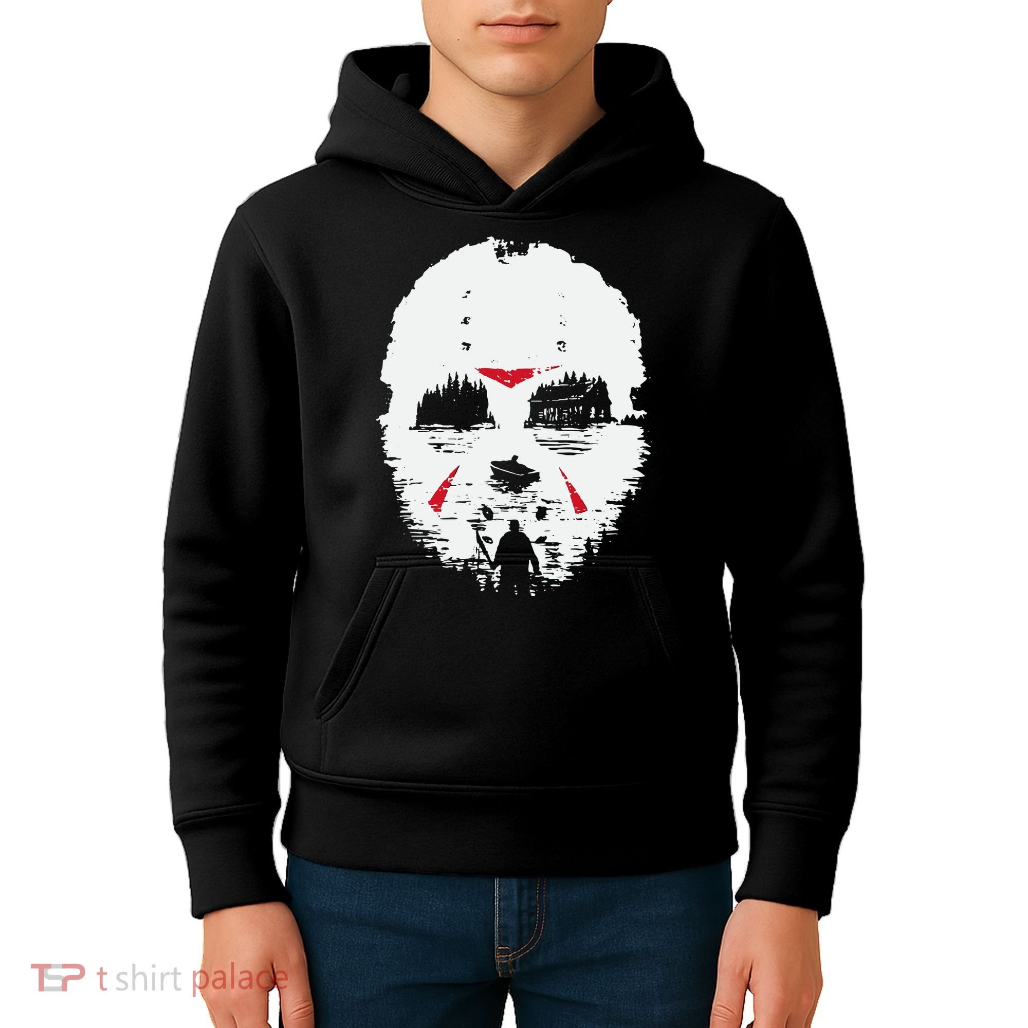 Camp Crystal Lake Friday Night Terror Kids Hoodie
