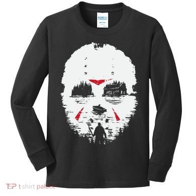Camp Crystal Lake Friday Night Terror Kids Long Sleeve Shirt