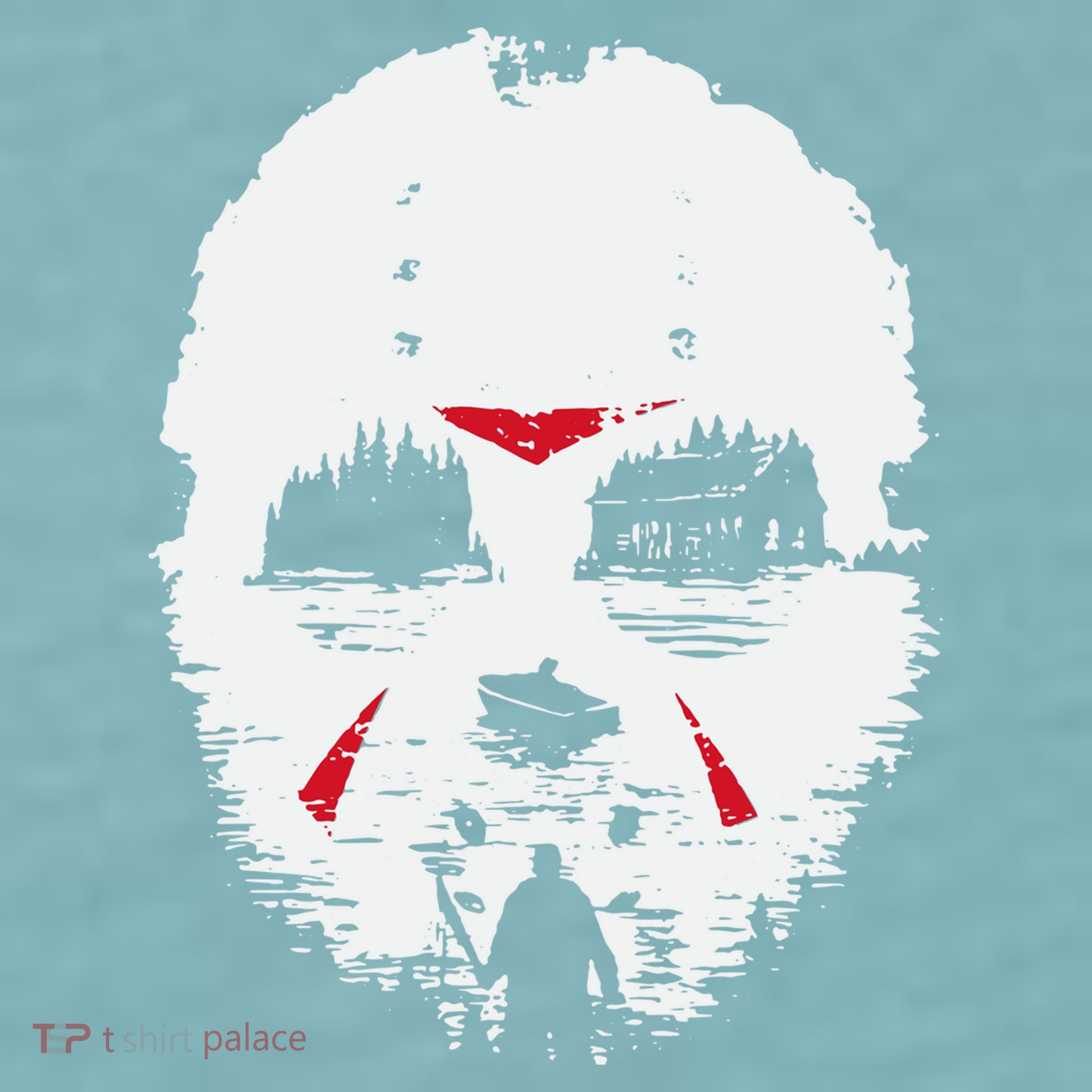 Camp Crystal Lake Friday Night Terror Sueded Cloud Jersey T-Shirt