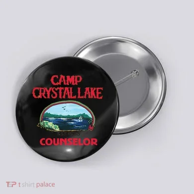 Camp Crystal Lake Button