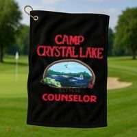 Camp Crystal Lake Golf Towel thumb 1
