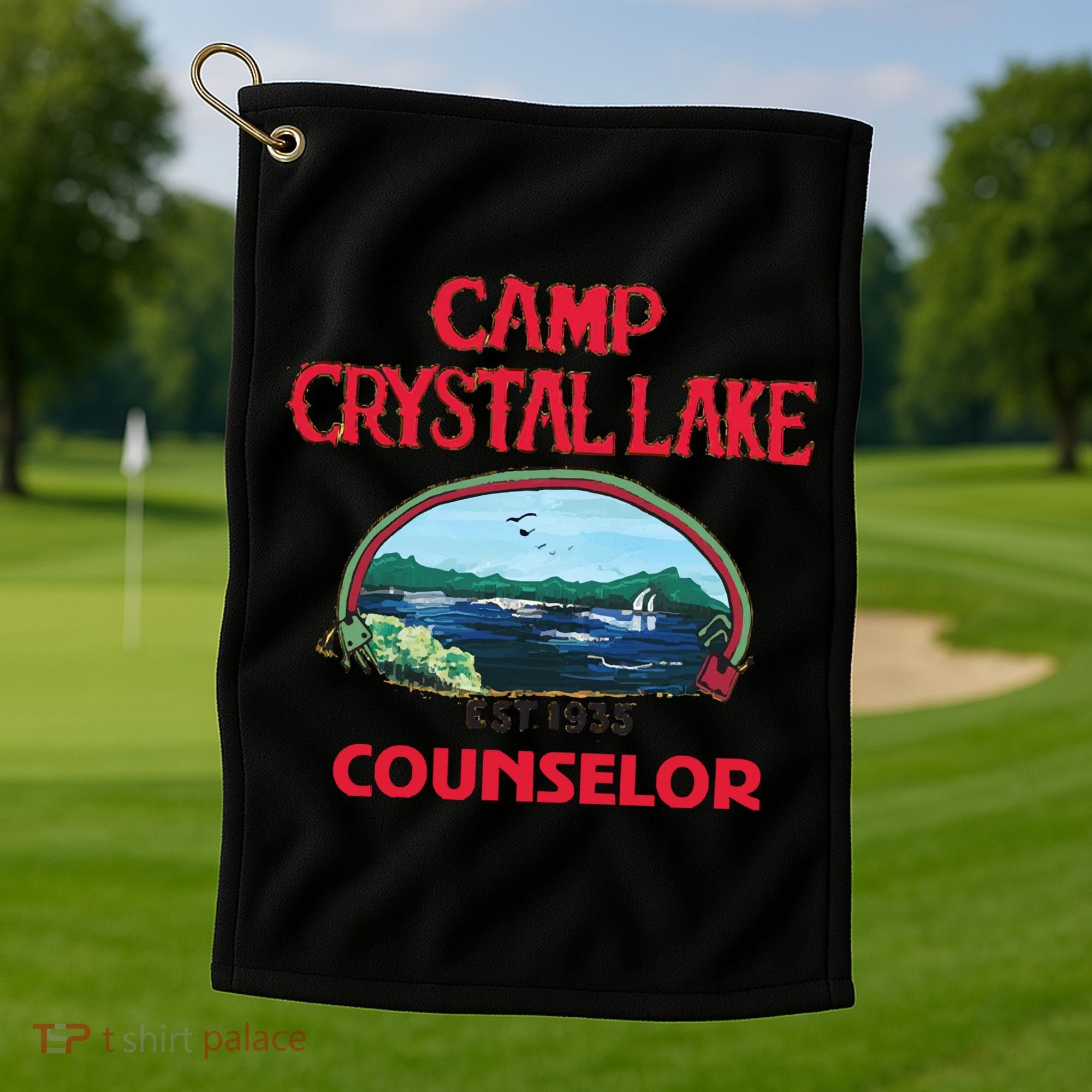 Camp Crystal Lake Golf Towel