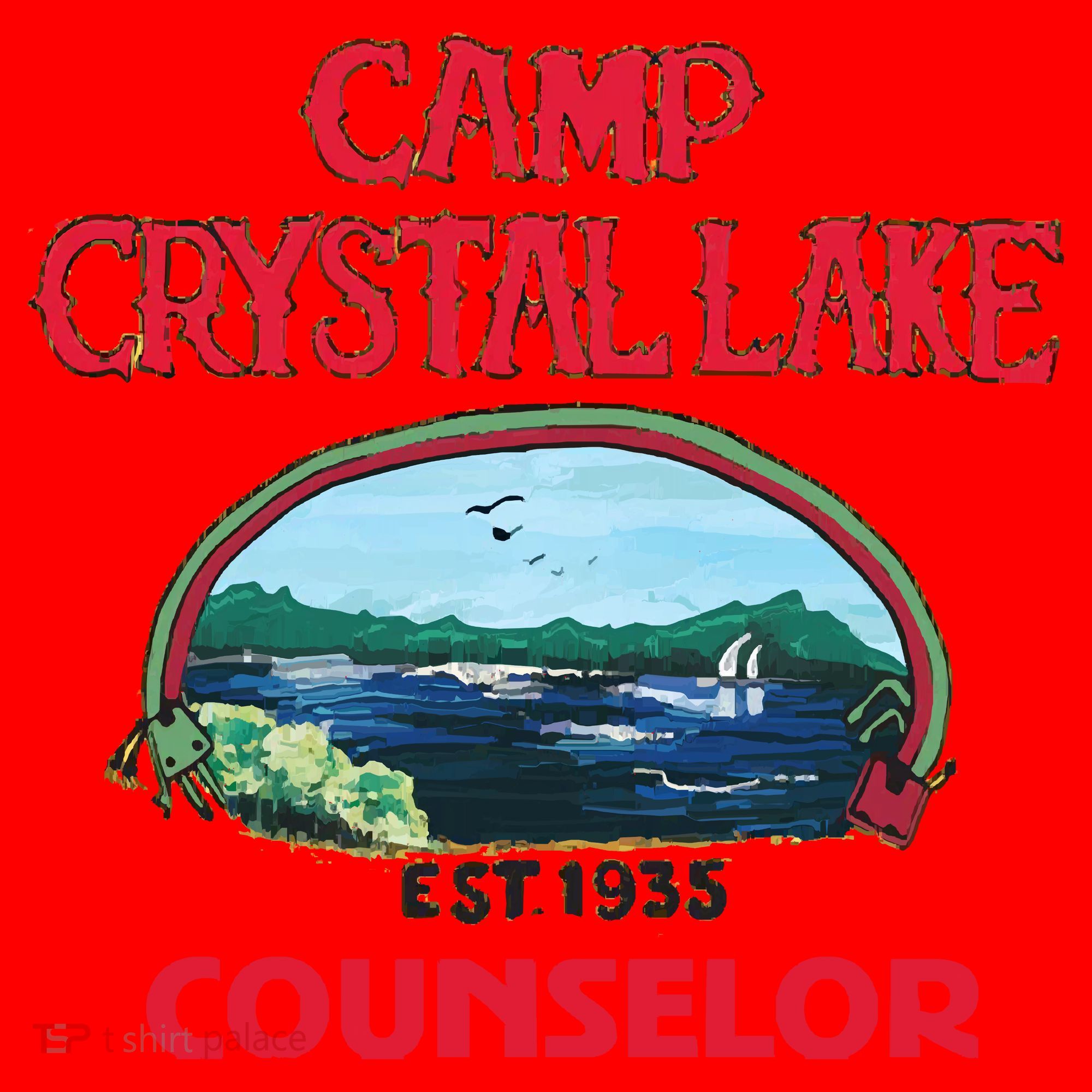 Camp Crystal Lake Santa Hat