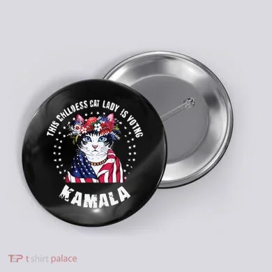 Childless Cat Lady Button