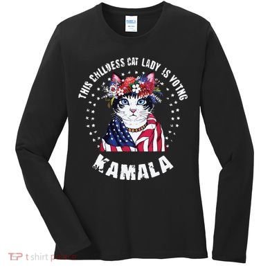 Childless Cat Lady Women's Long Sleeve Shirt