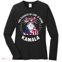 Childless Cat Lady Women's Long Sleeve Shirt thumb 0