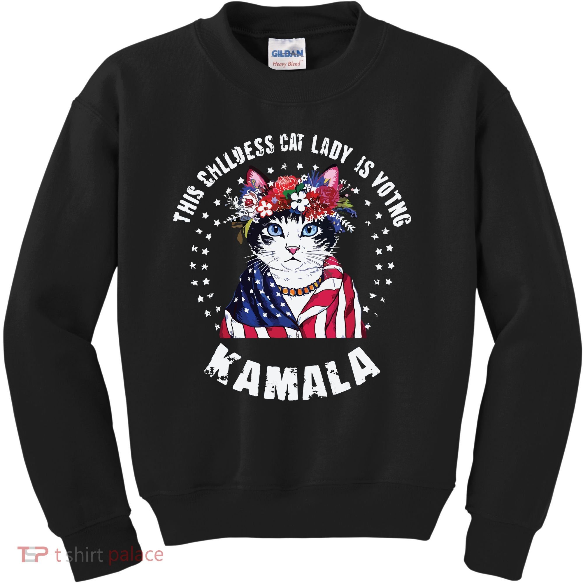 Childless Cat Lady Kids Sweatshirt