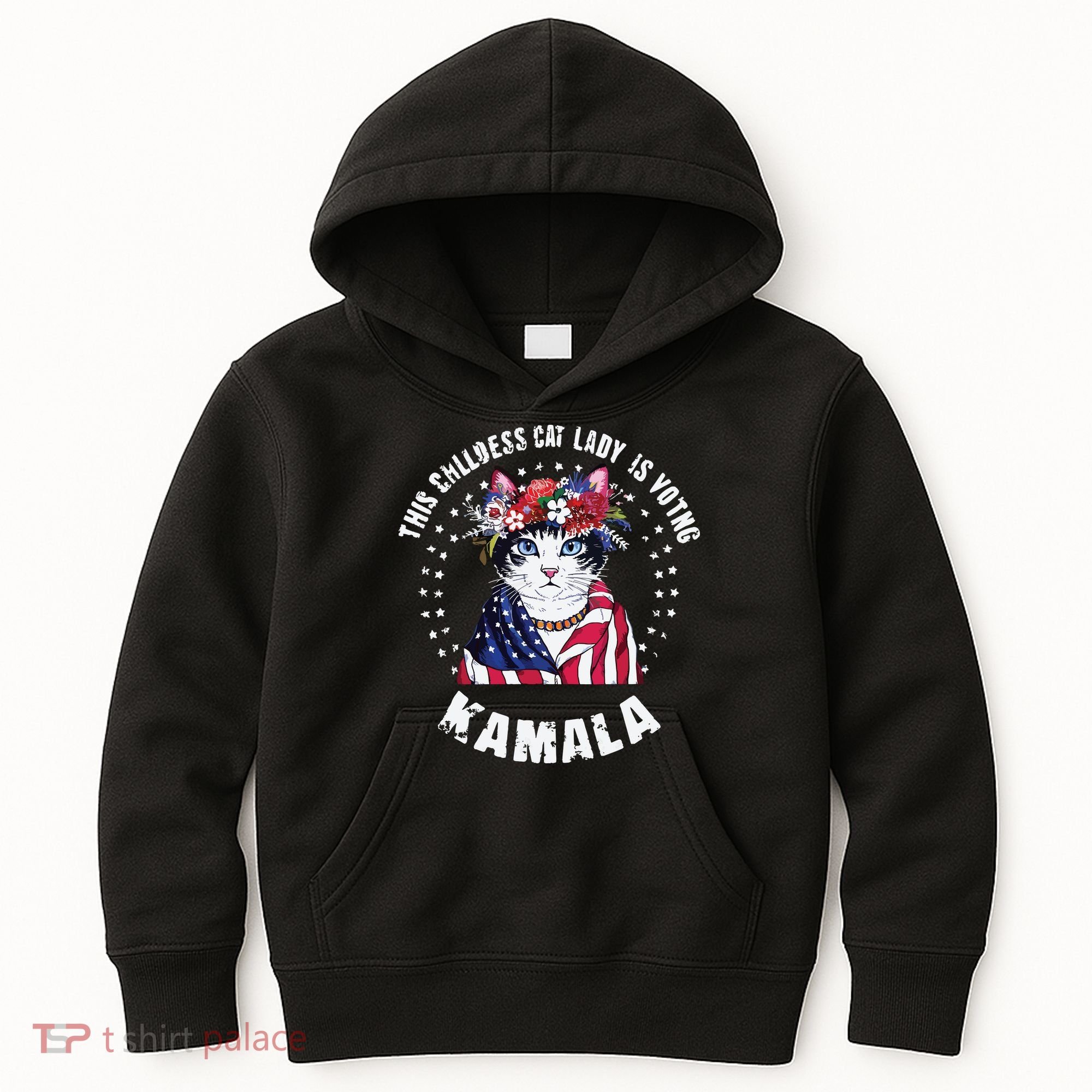 Childless Cat Lady Kids Hoodie