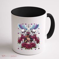 Chicano Chicana La Raza Barrio Tattoo Art Death Coffee Mug thumb 1
