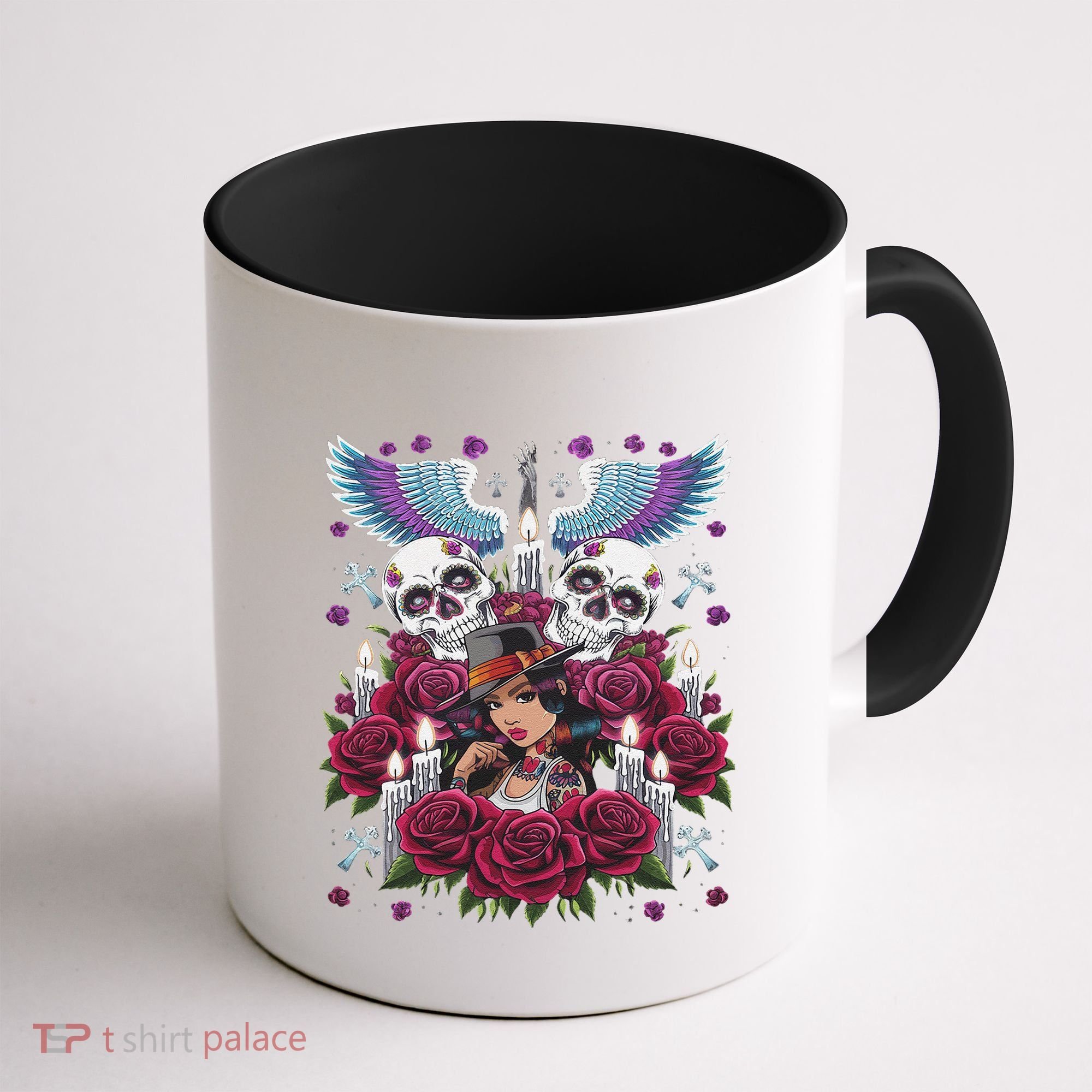 Chicano Chicana La Raza Barrio Tattoo Art Death Coffee Mug