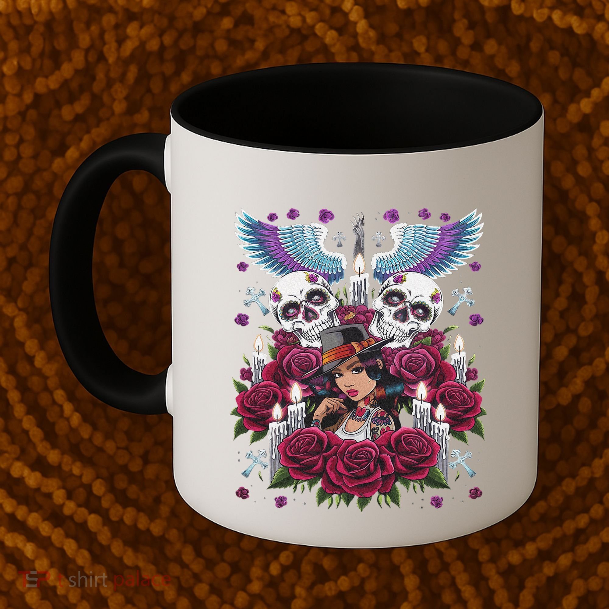 Chicano Chicana La Raza Barrio Tattoo Art Death Coffee Mug