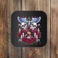 Chicano Chicana La Raza Barrio Tattoo Art Death Coaster thumb 0