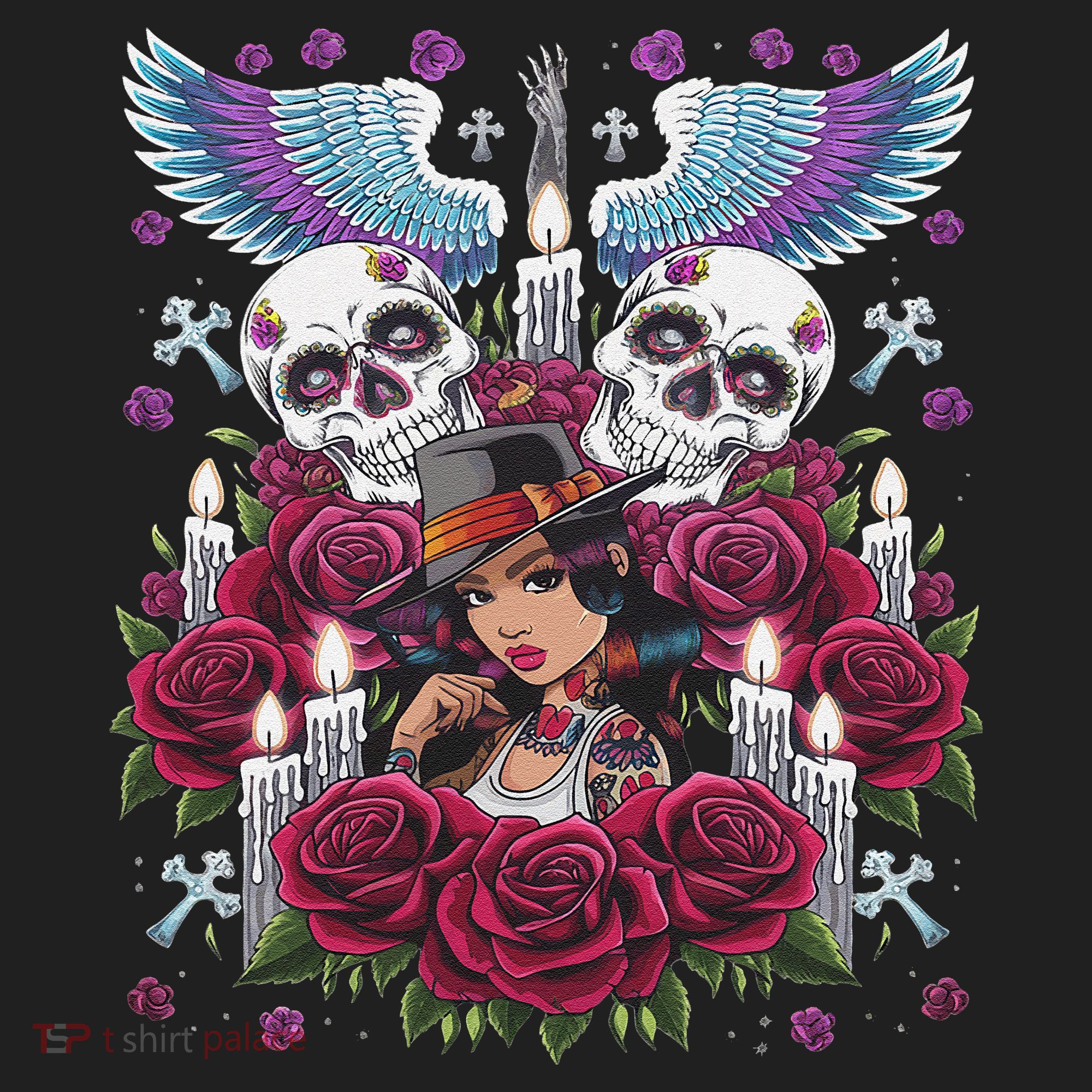 Chicano Chicana La Raza Barrio Tattoo Art Death Tumbler