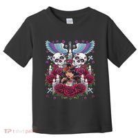 Chicano Chicana La Raza Barrio Tattoo Art Death Toddler T-Shirt thumb 0