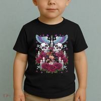 Chicano Chicana La Raza Barrio Tattoo Art Death Toddler T-Shirt thumb 2